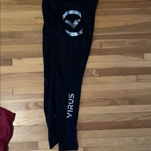 Virus Mens Compression Pants Medium